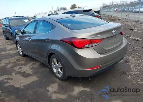 2016 Hyundai Elantra Value Edition из США, поврежденный, VIN 5NPDH4AEXGH791033